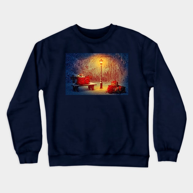 winter holidays Crewneck Sweatshirt by psychoshadow